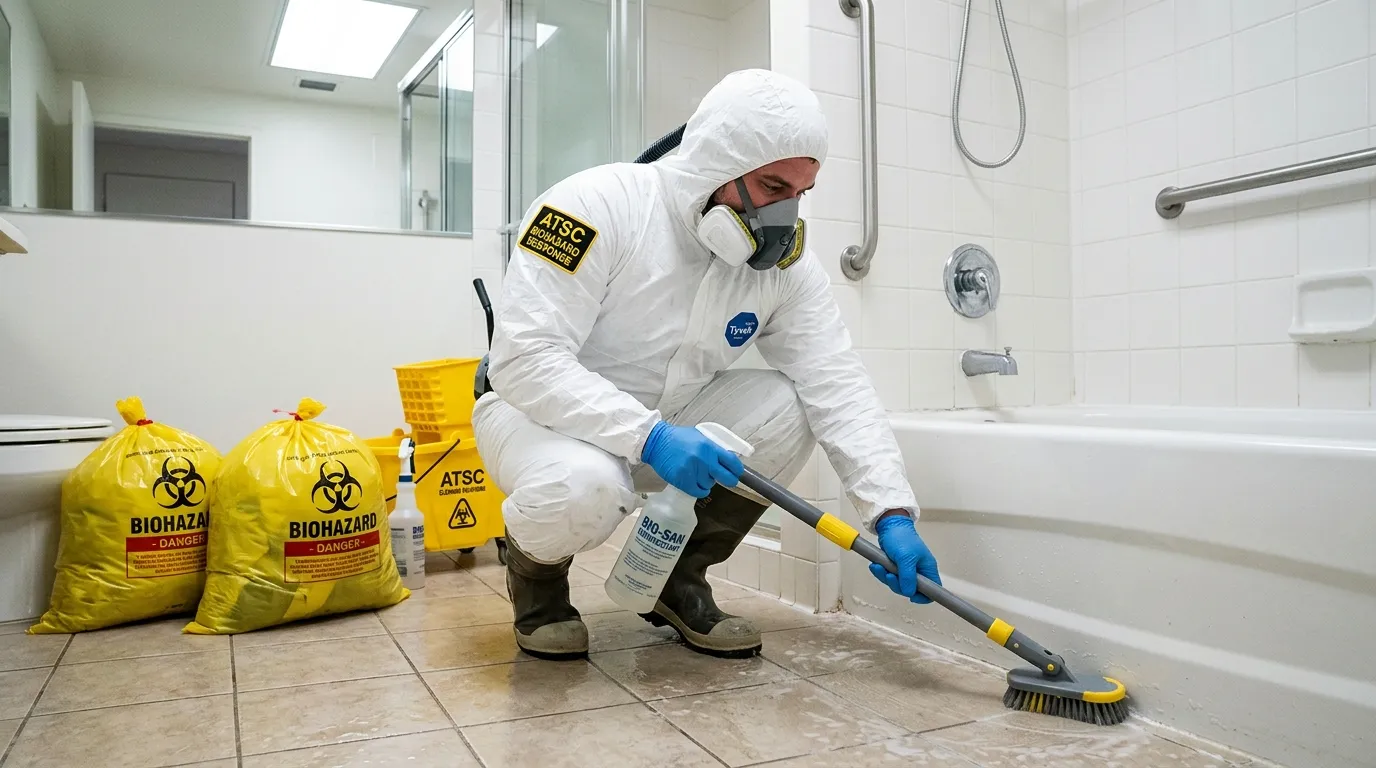 Decontamination equipment deployed for Blood Cleanup in Lufkin